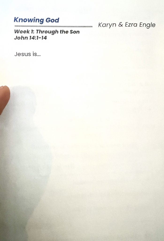 The printed bulletin notes